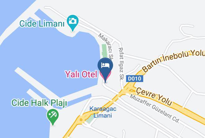 Yali Otel Map