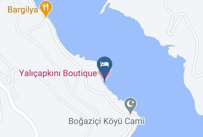 Mugla - Yalicapkini Boutique Hotel Maps