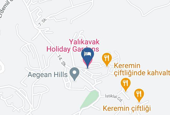 Mugla - Yalikavak Holiday Gardens Maps