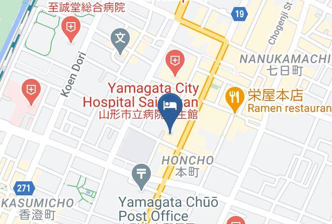 Yamagata Grand Hotel Map