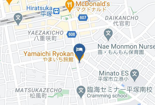 Hiratsuka City - Yamaichi Ryokan Maps