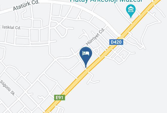 Antakya - Yaman Hotel Maps