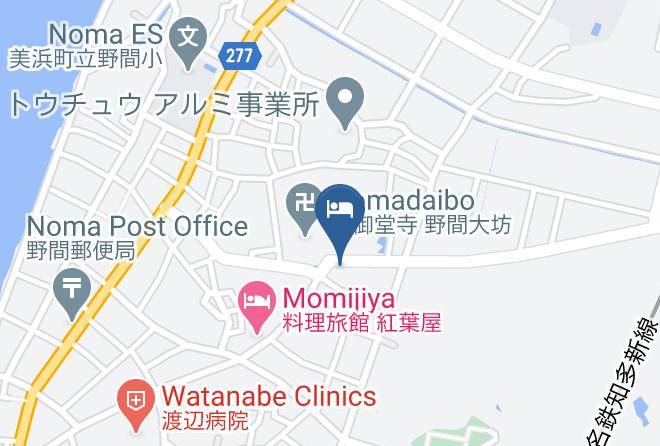 Mihama Townchita District - Yamani Ryokan Maps