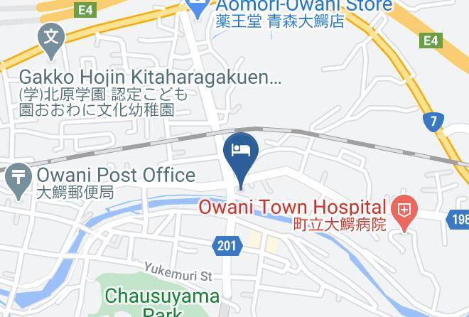 Owani Townminamitsugaru District - Yamani Sen'yukan Maps