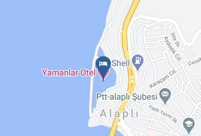 Alapli - Yamanlar Otel Maps