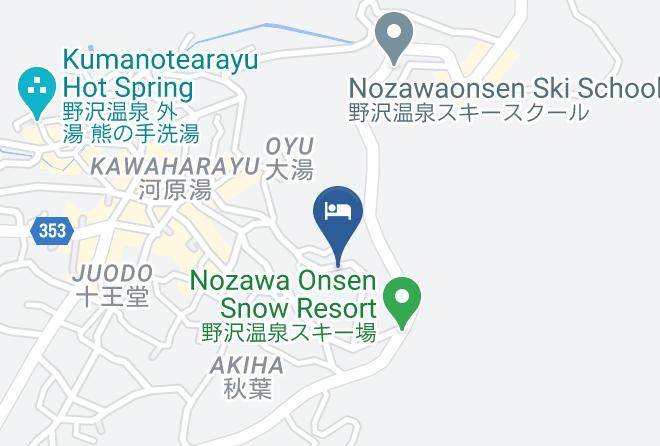 Nozawaonsen Vil Shimotakai District - Yamaya Sansou Maps