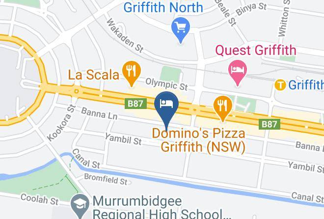 Griffith - Yambil Inn Motel Maps