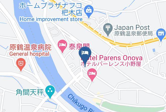 Yame Joyo Golf Club & Resort Hotel Joyo Map