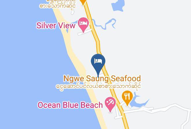 Pathein - Yamonnar Oo Resort Hotel Maps