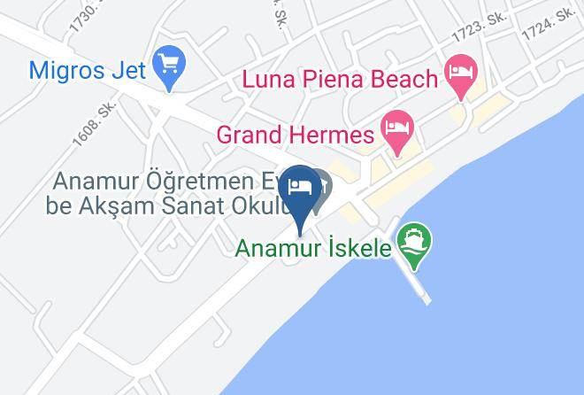 Anamur - Yan Hotel Maps