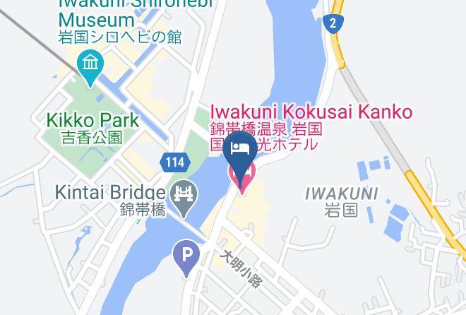 Iwakuni City - Yanai Grand Hotel Maps