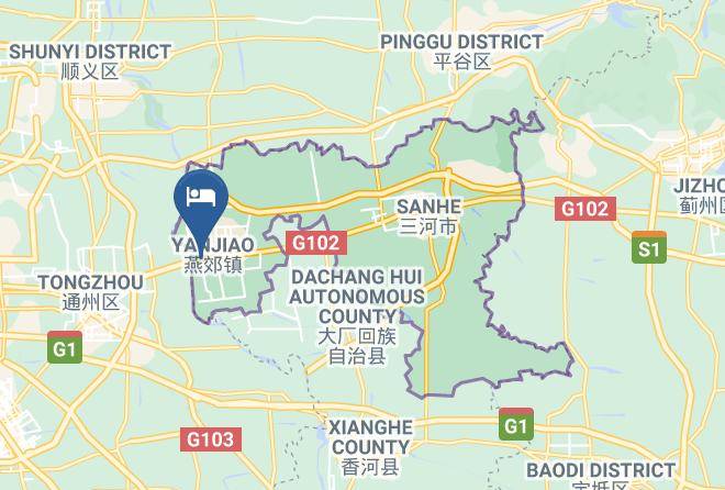 Langfang - Yanda Guobin Hotel Maps