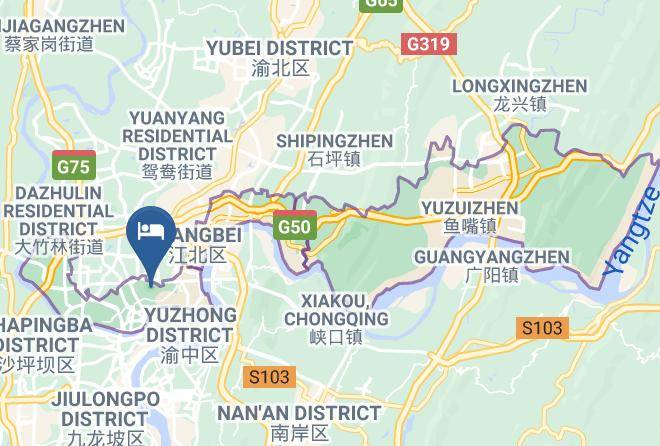 Jiangbei District - Yang River Hotel Maps