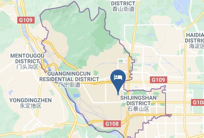 Shijingshan District - Yangguang Hotel Beijing Shijingshan Maps