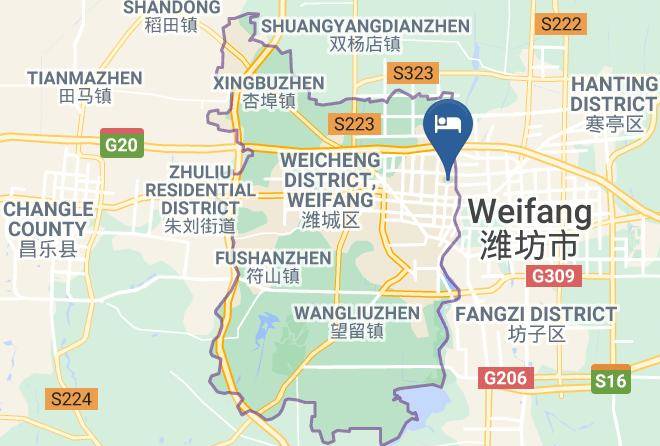 Weifang - Yangguang Meiju Hotel Maps