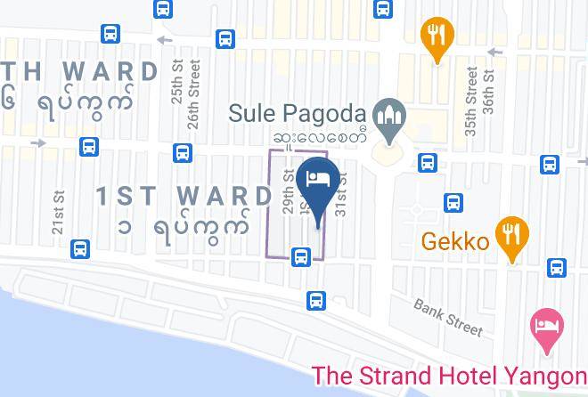 Yangon West - Yangon Excelsior Maps