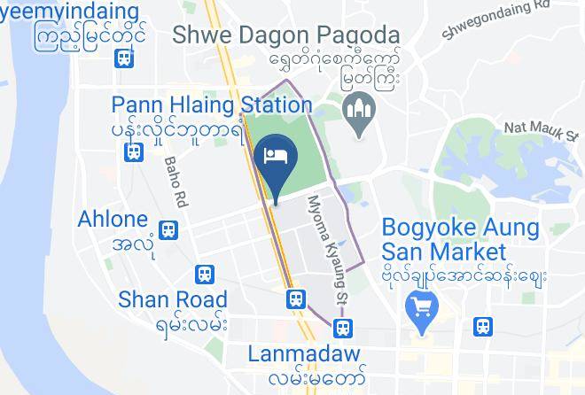 Yangon West - Yangon International Hotel Maps