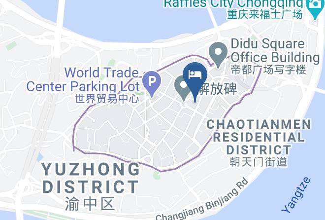 Yuzhong District - Yangtze Island Hotel Maps