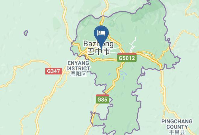 Bazhong - Yanye Business Hotel Maps