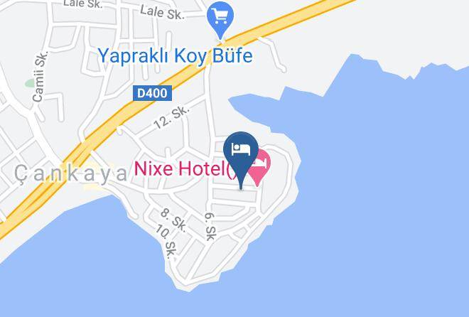 Silifke - Yaprakli Palm Beach Otel Maps