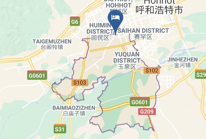 Hohhot - Yaqi Business Hotel Maps