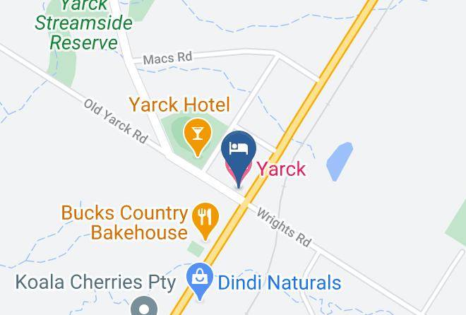 Murrindindi - Yarck Hotel Maps