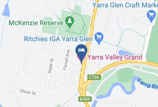 Yarra Ranges - Yarra Valley Grand Hotel Maps