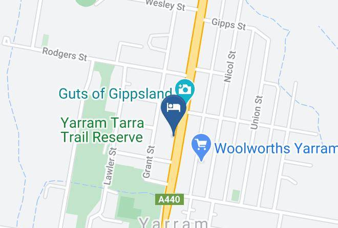 Wellington - Yarram Commercial Hotel Motel Maps