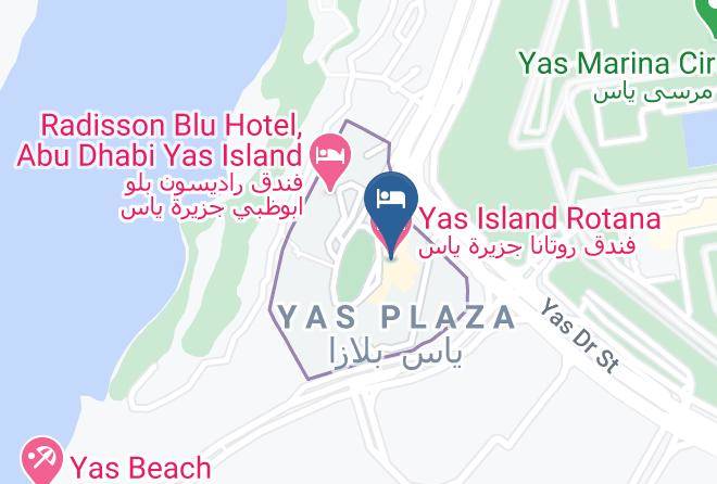 Abu Dhabi - Yas Island Rotana Maps