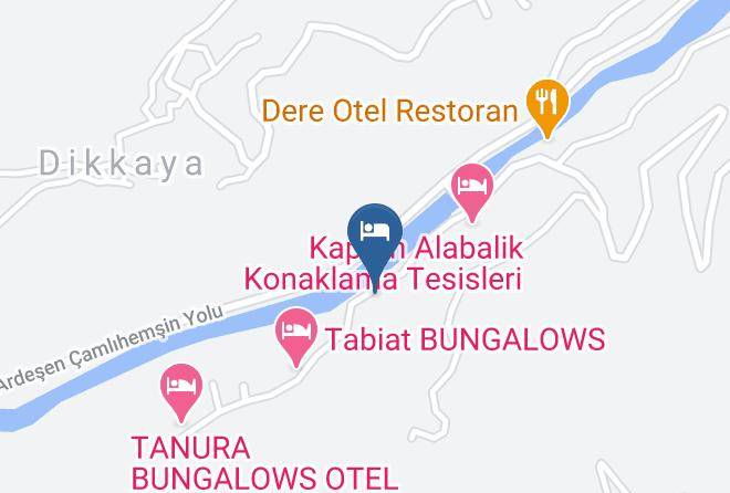 Camlihemsin - Yasam Bungalov Maps