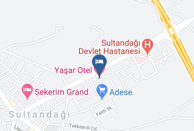 Sultandagi - Yasar Otel Maps