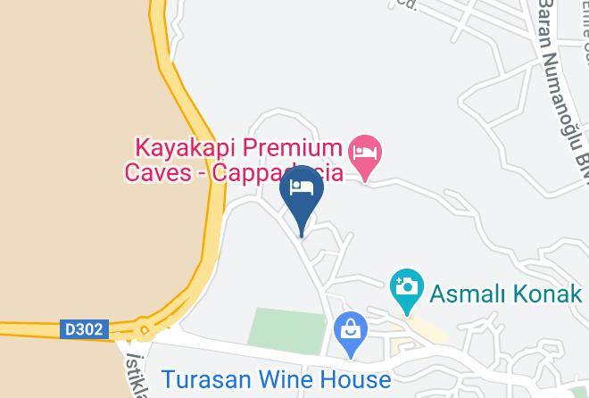 Assiana Cave House Map - Nevsehir - Urgup