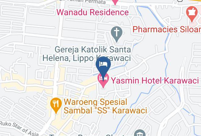Yasmin Hotel Karawaci Map