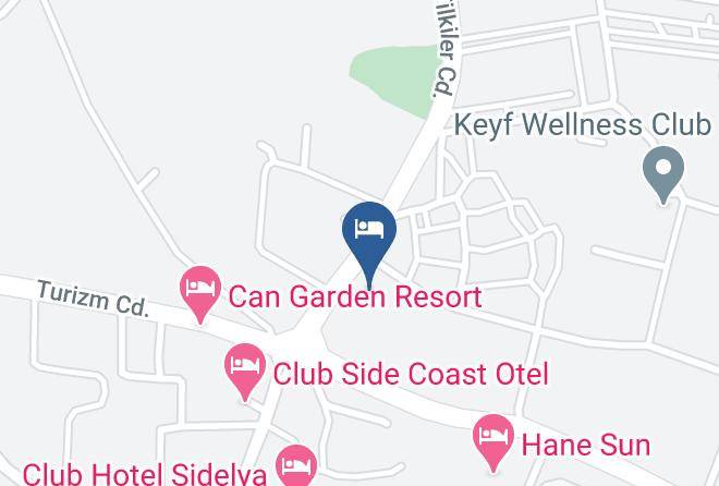Manavgat - Yavuzhan Otel Maps