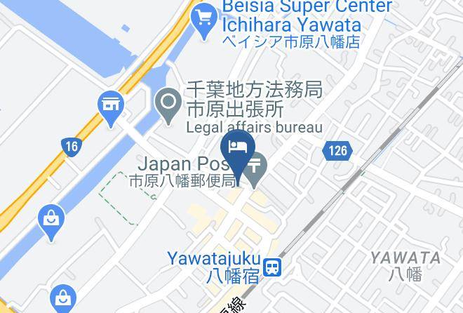 Ichihara City - Yawatajuku Dai Ichi Hotel Maps