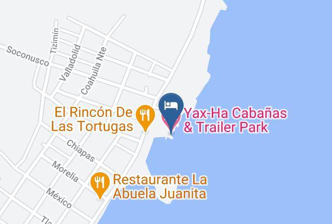 Othon P Blanco - Yax Ha Cabanas & Trailer Park Maps