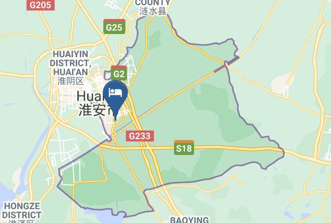 Huaian - Yaxuan Hotel Maps
