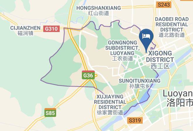 Luoyang - Yayue Hotel Qilihe Luoyang Maps