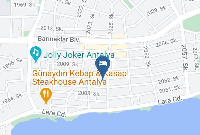 Muratpasa - Yazar Lara Hotel Maps