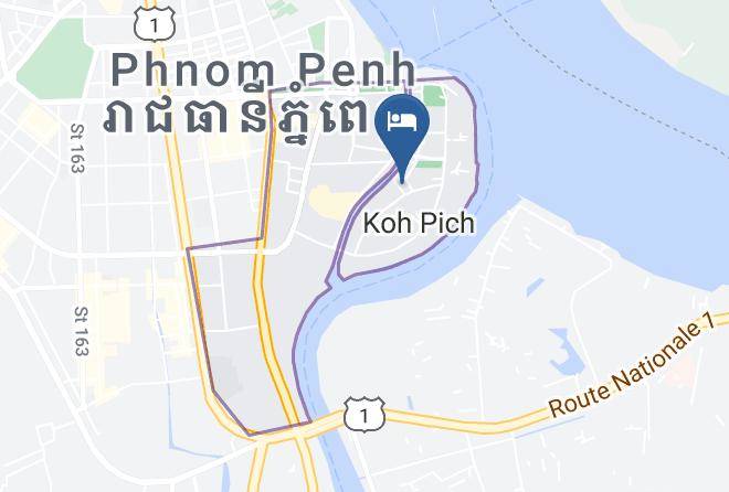 Chamkar Mon - Yazhou Foryou Hotel Phnom Penh Cambodia Maps