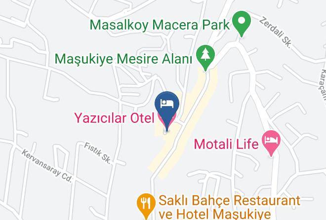 Kartepe - Yazicilar Otel Maps