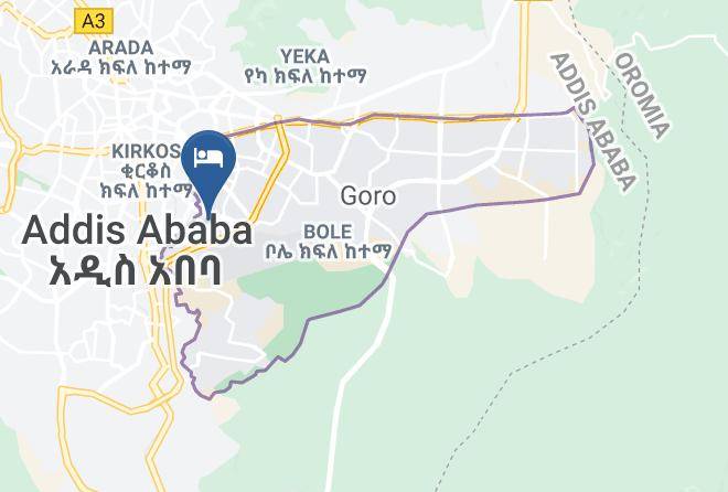 Addis Ababa - Yeafoli Hotel Maps