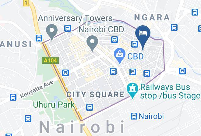 Nairobi - Year 2000 Hotel Maps