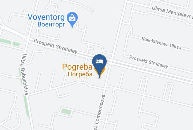 Cherepovets - Yedinstvo Hotel Maps