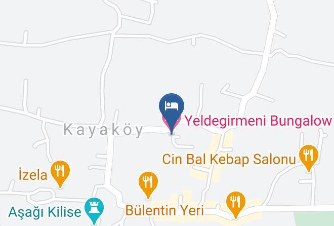 Fethiye - Yeldegirmeni Bungalow Maps