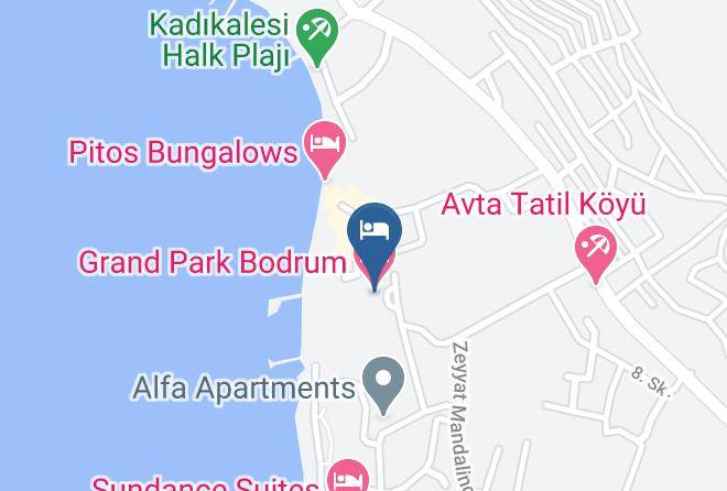 Bodrum - Grand Park Bodrum Maps