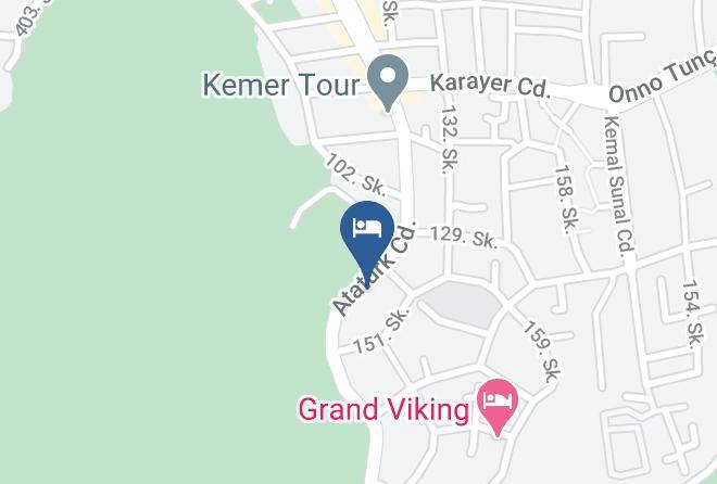 Kemer - Yelken Hotel Maps
