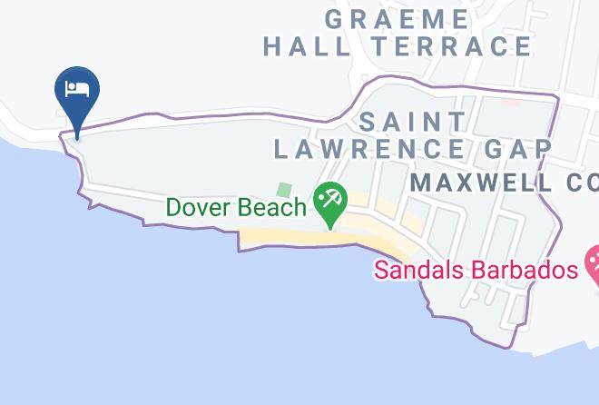 Yellow Bird Hotel Barbados Map