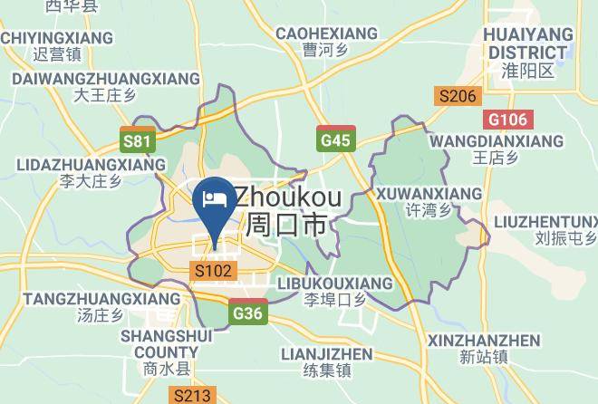 Zhoukou - Yellow Crane Tower Hotel Maps
