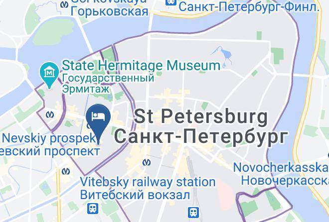 Saint Petersburg - Yellow Hotel Maps